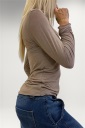 maglia in cashmere blend tinta unita